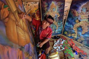 Local Artist at Bali