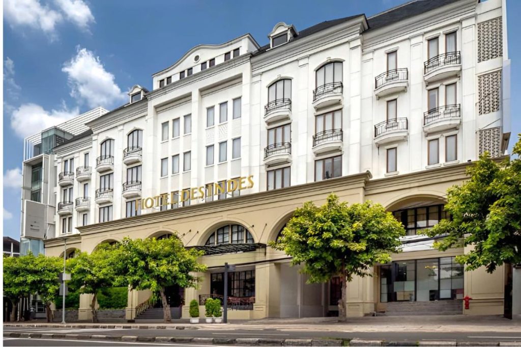 The Frontview Building of Hotel Des Indes Menteng