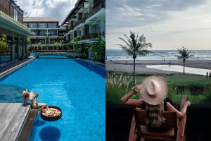 Swarga Suites Bali Berawa pool and garden