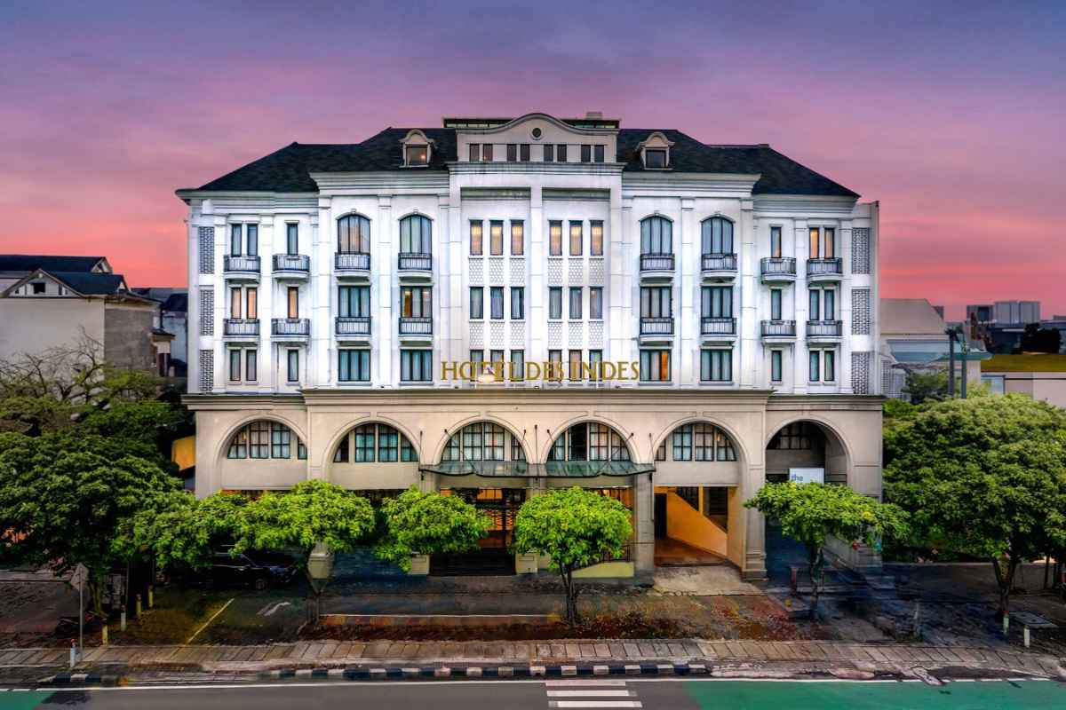 Hotel Des Indes Menteng, a Batavia-inspired boutique hotel in Jakarta.