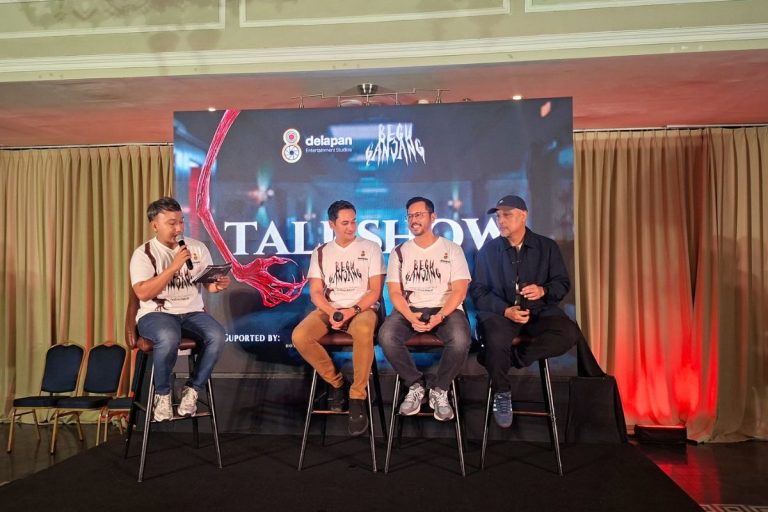 Begu Ganjang film press conference at Hotel Des Indes Jakarta