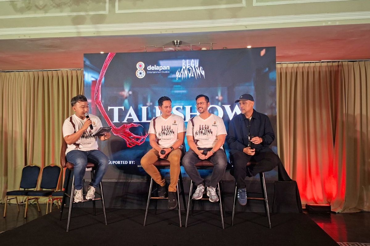 Begu Ganjang film press conference at Hotel Des Indes Jakarta